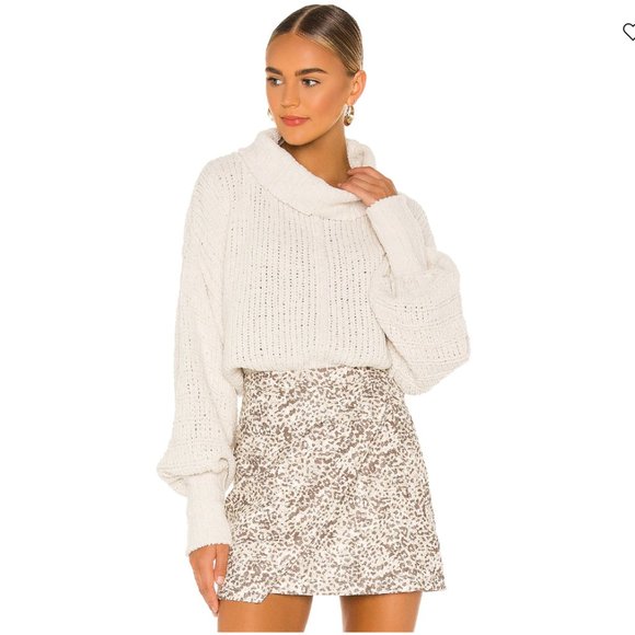 Free People Sweaters - Free People BE YOURS Cowl Sweater XS Cream